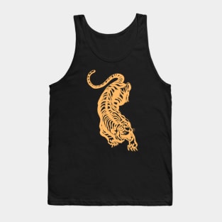 Roaring Strength: Japanese Tiger Tank Top